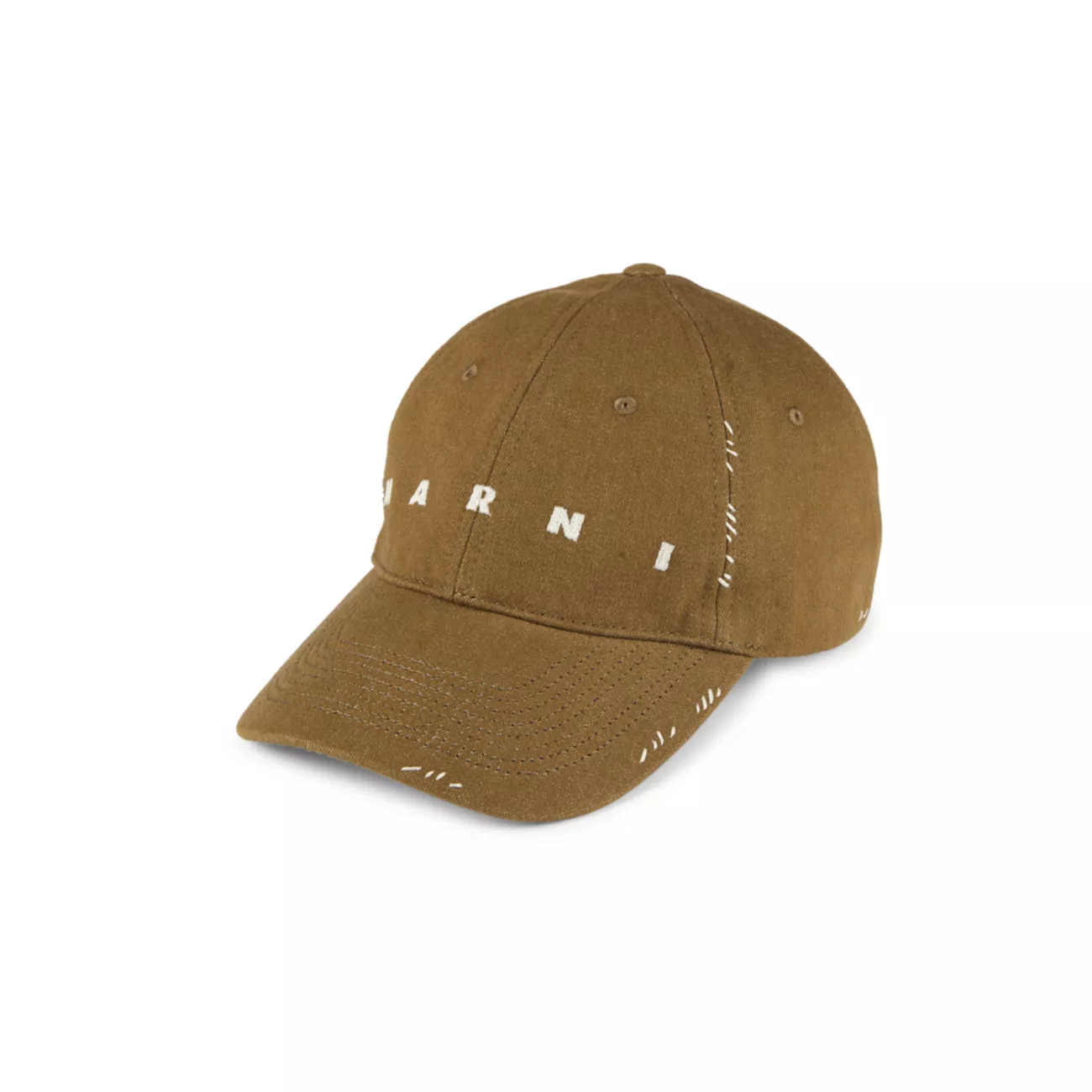 Logo-Embroidered Denim Baseball Cap Marni