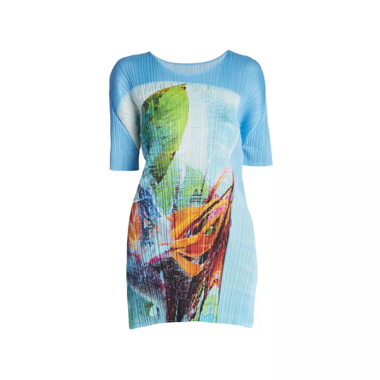 Tropical Winter Tunic Pleats Please Issey Miyake