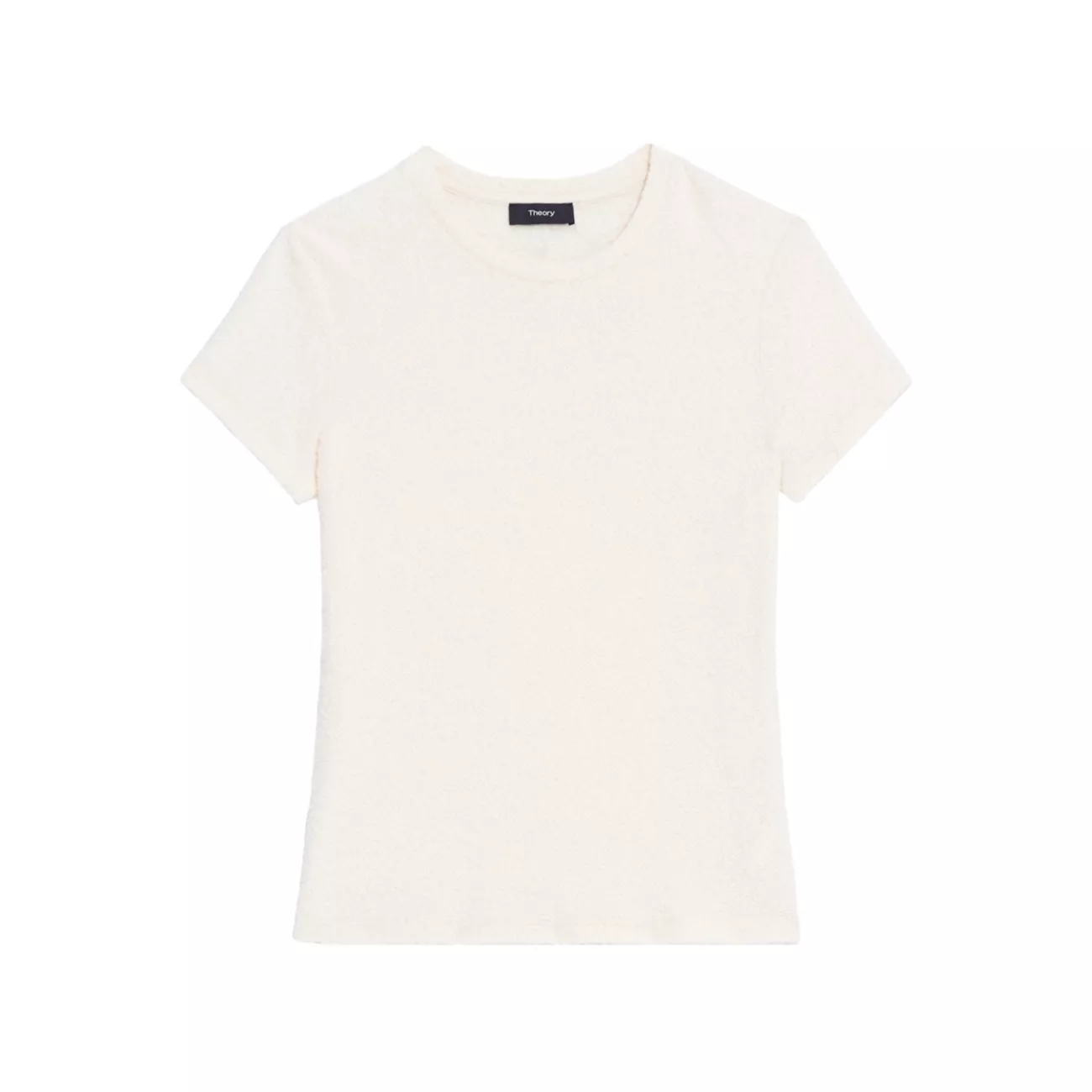 Textured Boucle Jersey T-Shirt Theory