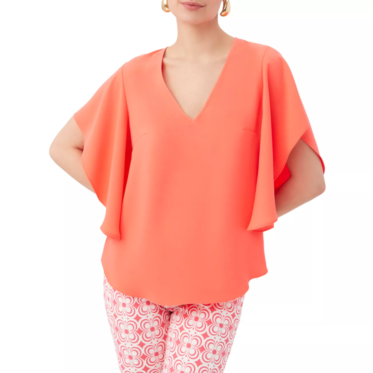 Moore Crepe Top Trina Turk