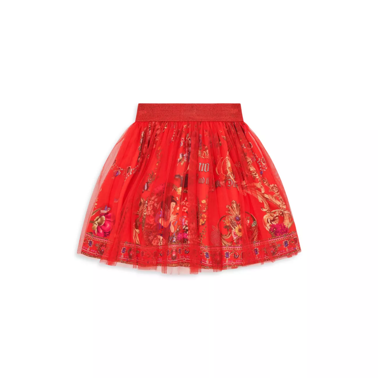 Little Girl's &amp; Girl's Disney Printed Tulle Skirt Camilla