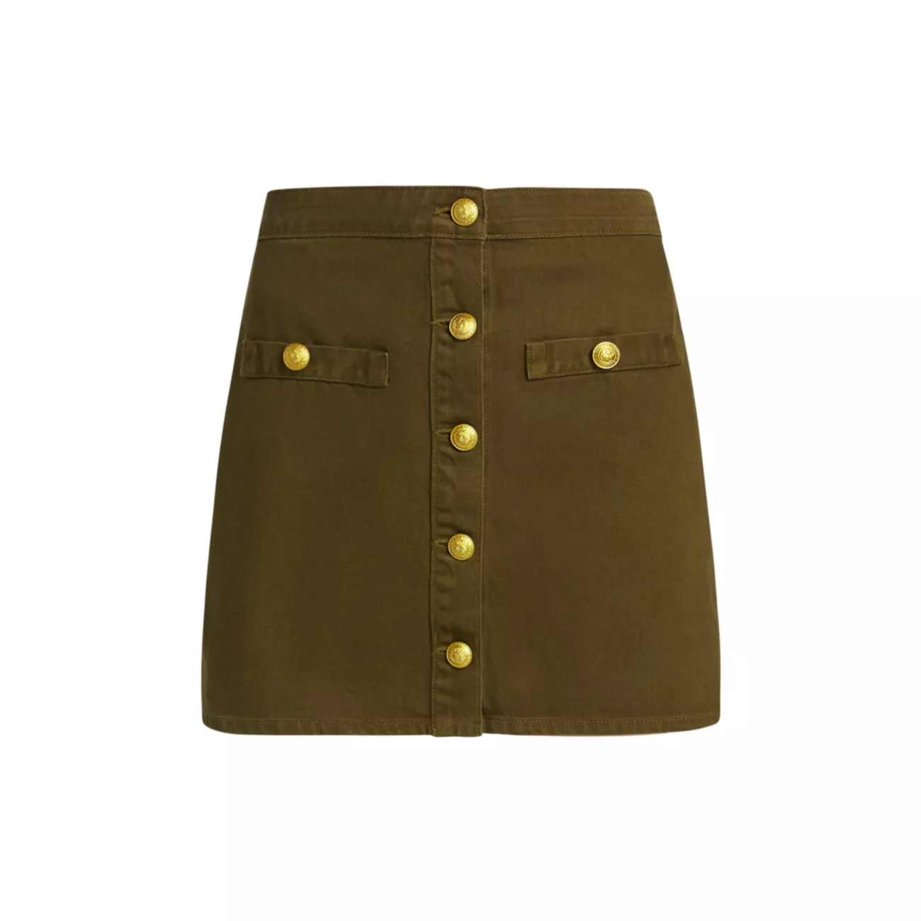 Kris Denim Miniskirt L'AGENCE