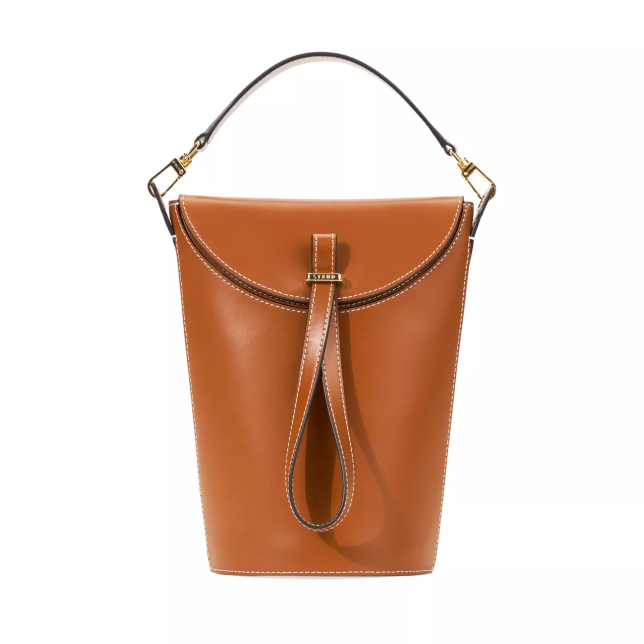 Phoebe Leather Convertible Bucket Bag STAUD