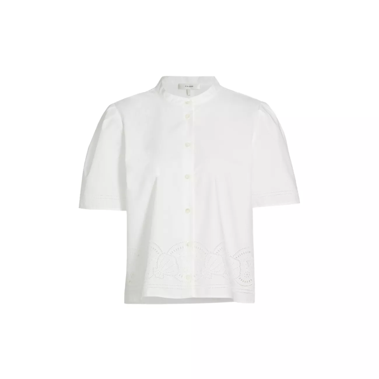 Embroidered Cotton Poplin Shirt FRAME