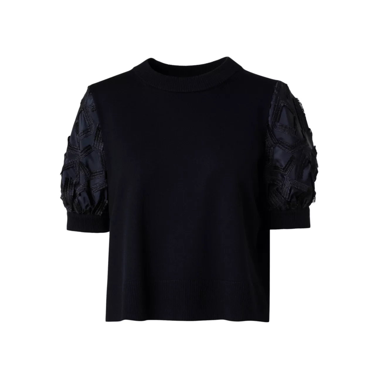 Женская Блузка Akris punto Textured Sleeve Top Akris punto