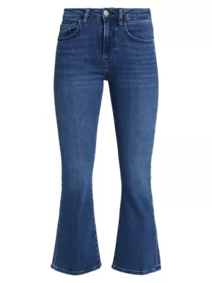 Le Mini Crop Boot-Cut Jeans FRAME