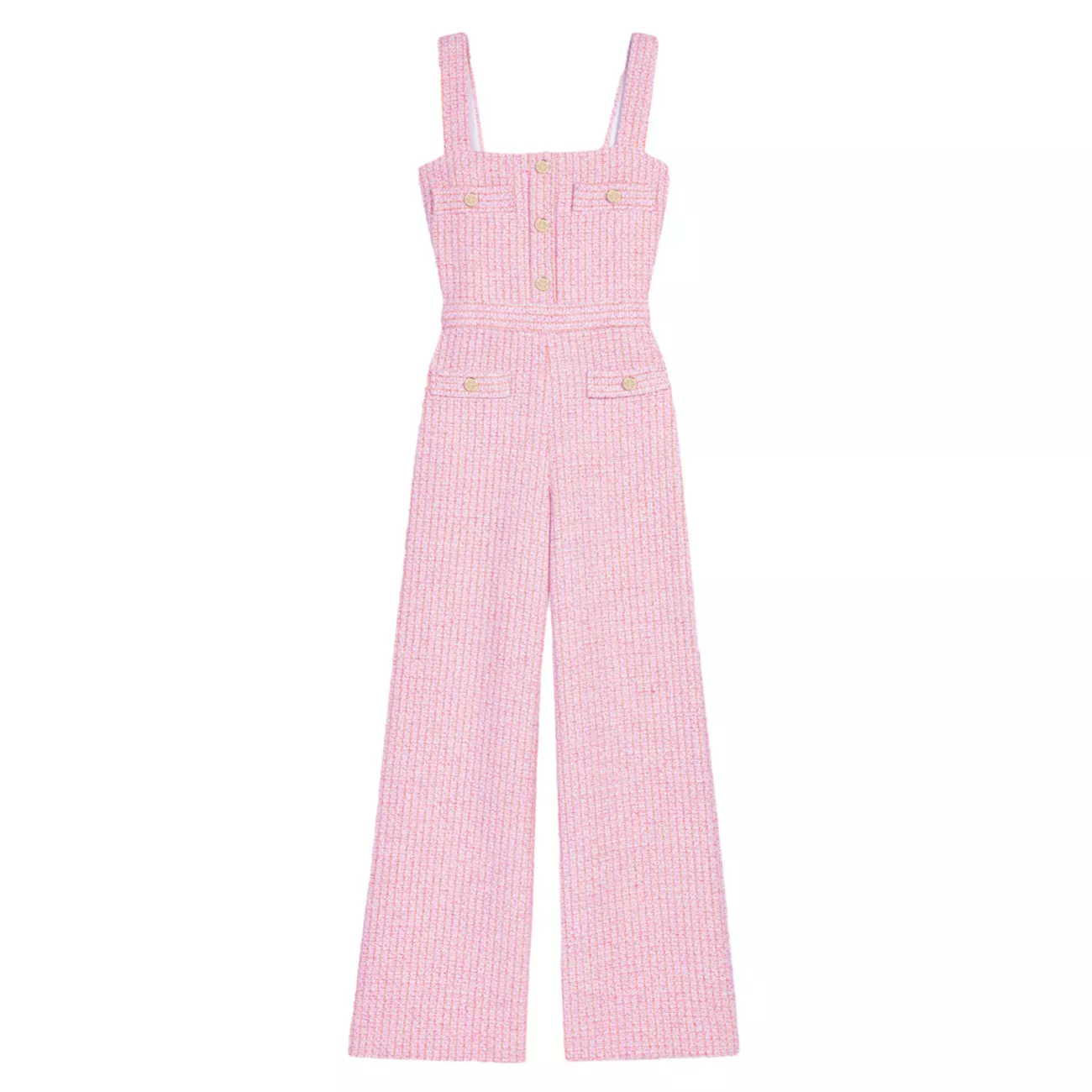 Tweed Jumpsuit Maje