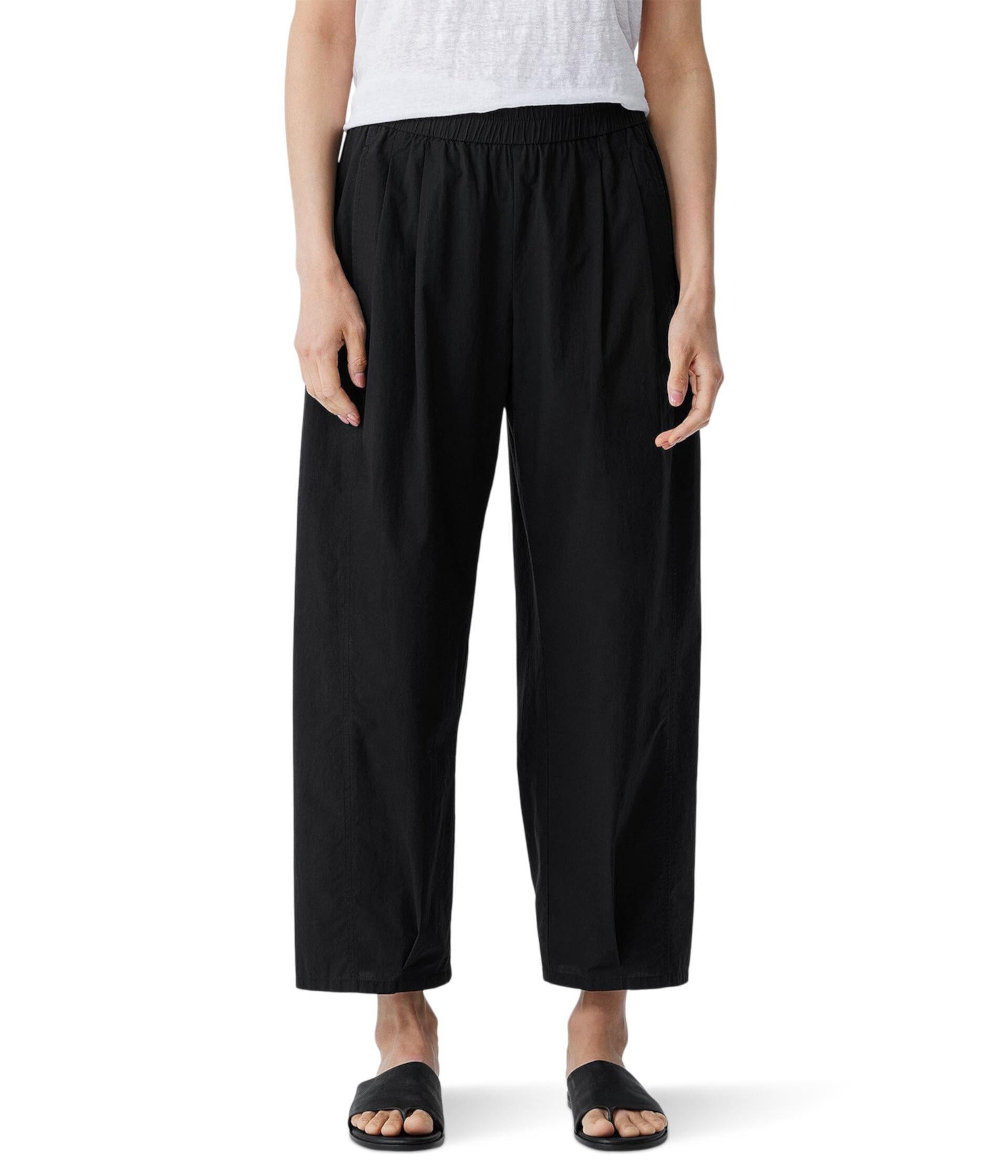 Женские Брюки Eileen Fisher Короткие Широкие Eileen Fisher