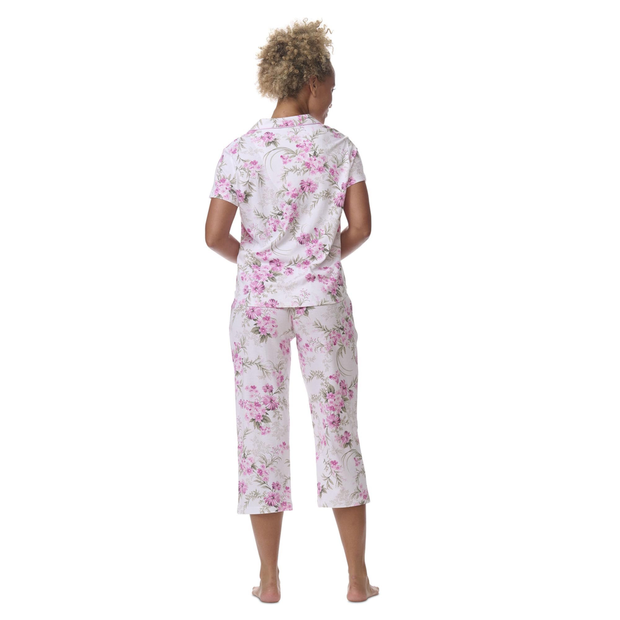 Short Sleeve Girlfriend Capri PJ Set Karen Neuburger