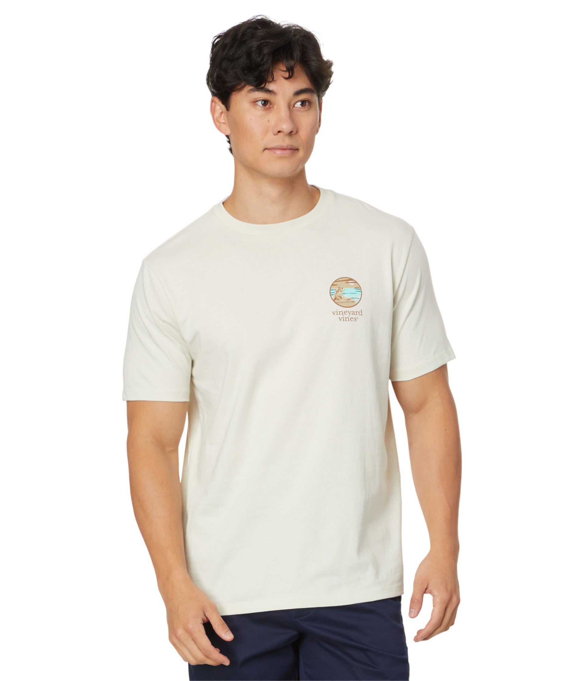 Мужская Футболка Vineyard Vines Beach Dog Short-Sleeve Vineyard Vines