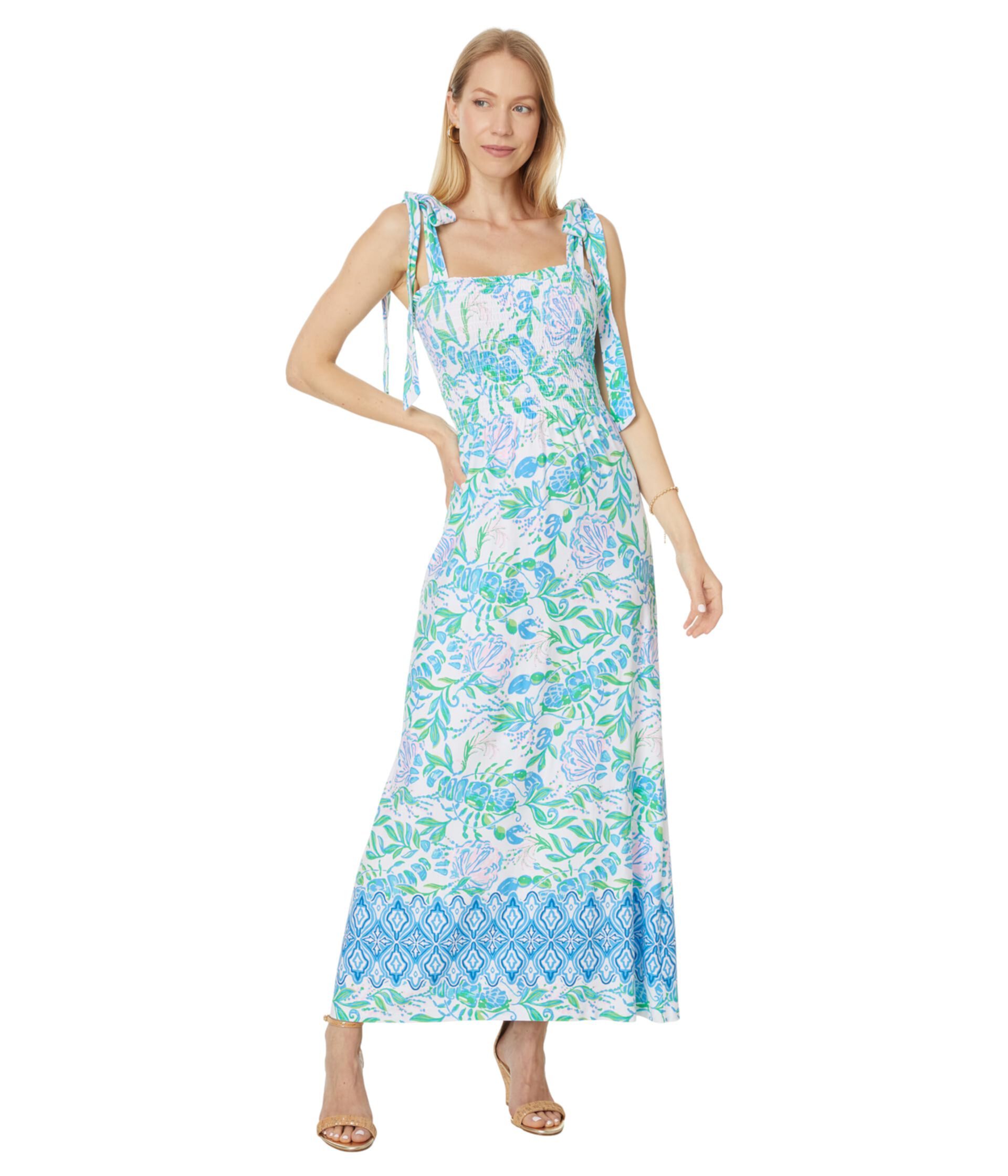 Kailua Smocked Maxi Dress Lilly Pulitzer