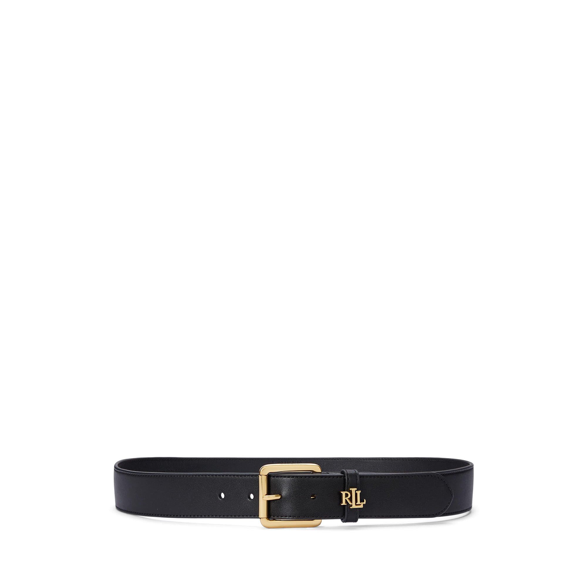 Logo-Keeper Leather Belt LAUREN Ralph Lauren