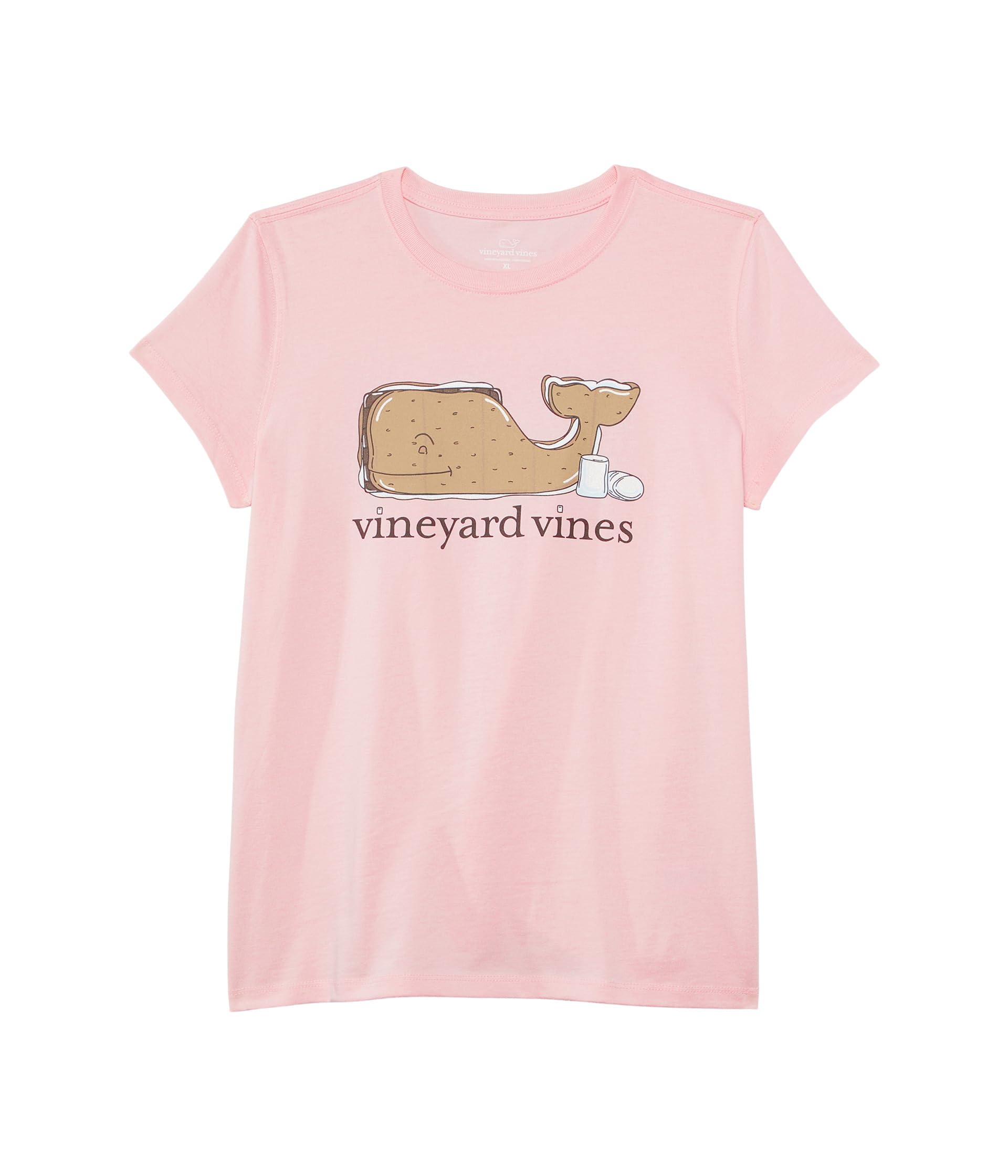 Футболка Vineyard Vines Kids Для девочек S'Mores Whale Short Sleeve Vineyard Vines Kids