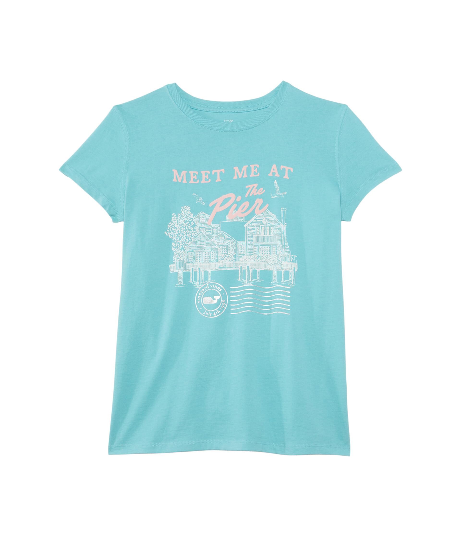 Детская Футболка Vineyard Vines Kids Meet Me At Short Sleeve Tee Vineyard Vines Kids