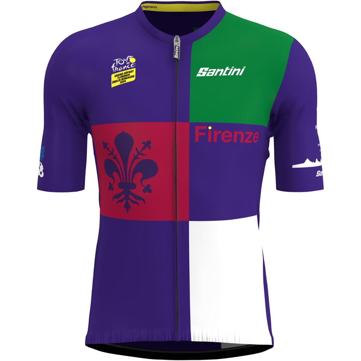 TDF Official Firenze Cycling Jersey Santini