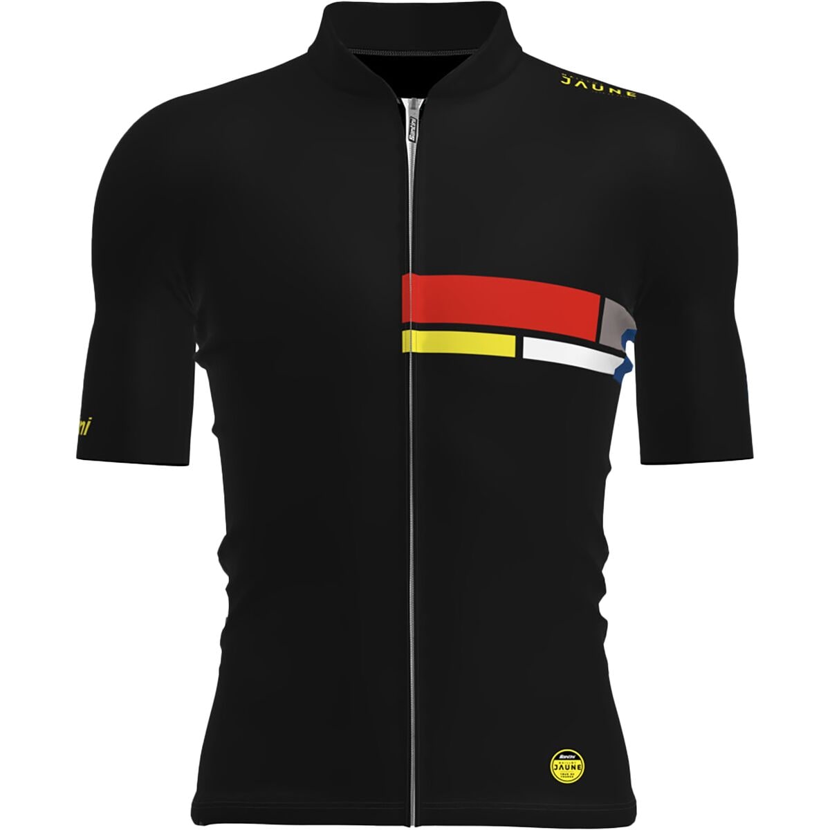 Le Maillot Jaune Official Alpe D'Huez Cycling Jersey Santini