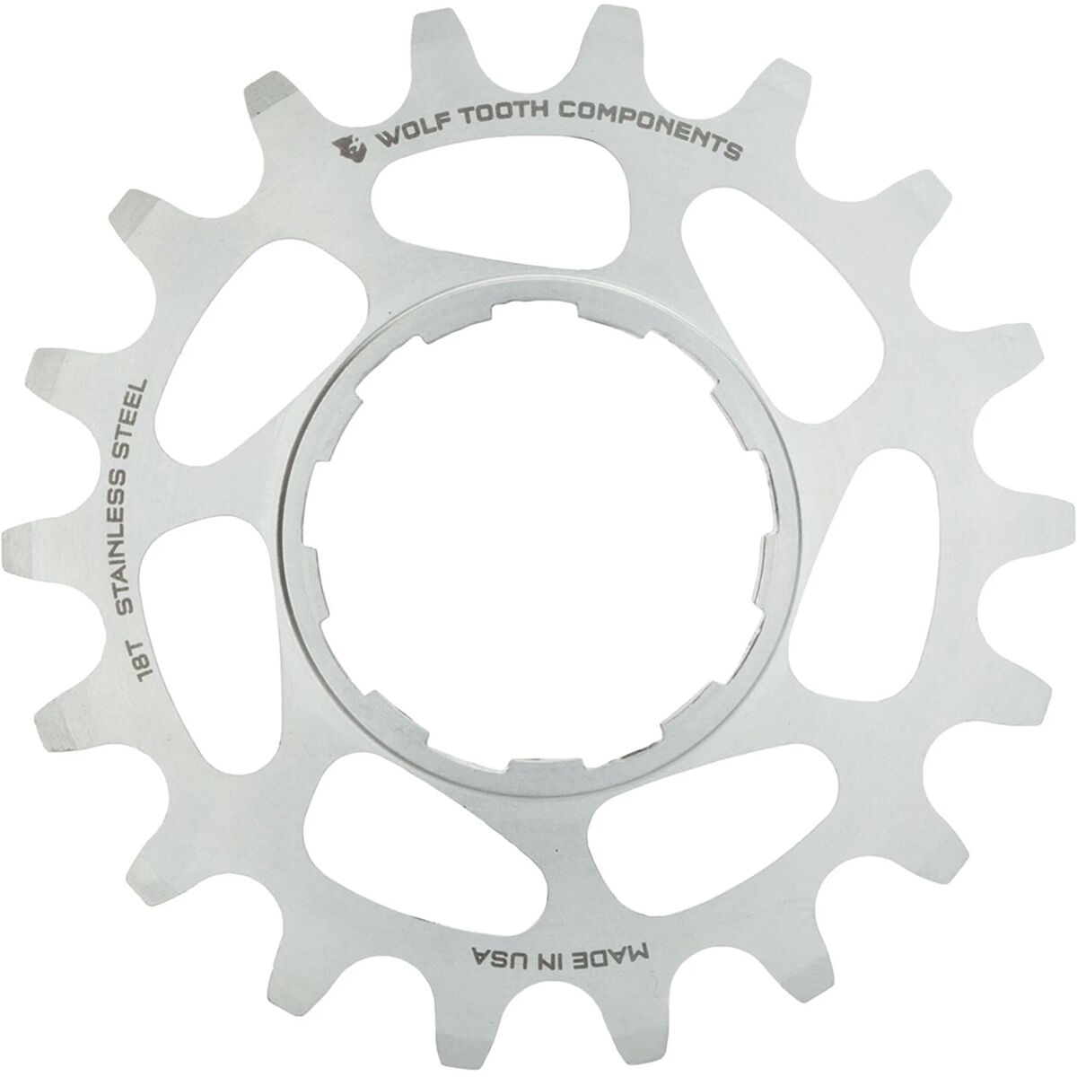 Касса для велосипеда Wolf Tooth Components Single Speed Stainless Steel Cog Wolf Tooth Components