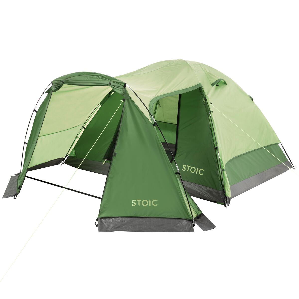 Dome Tent + Vestibule: 4-Person 3-Season Stoic