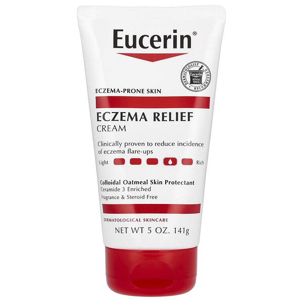 Eczema Relief Cream, Fragrance Free , 5 oz (141 g) Eucerin