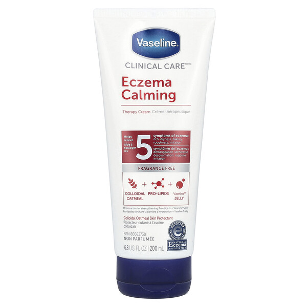 Clinical Care™, Eczema Calming Therapy Cream, Fragrance Free, 6.8 fl oz (200 ml) Vaseline