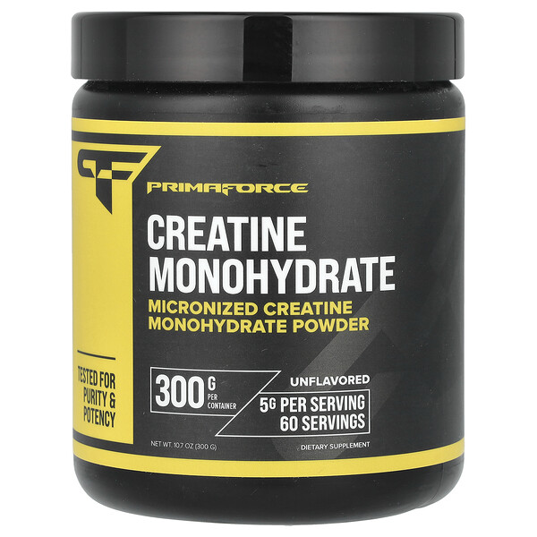 Creatine Monohydrate, Unflavored, 10.7 oz (300 g) Primaforce