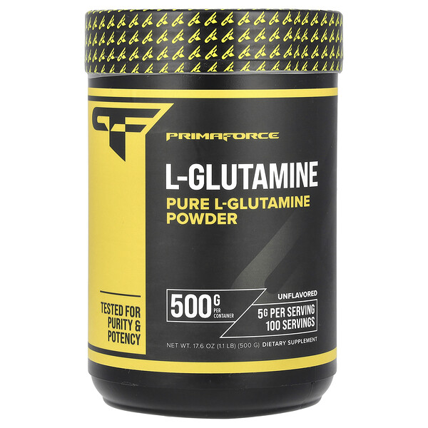 L-Glutamine, Unflavored, 1.1 lb (500 g) Primaforce