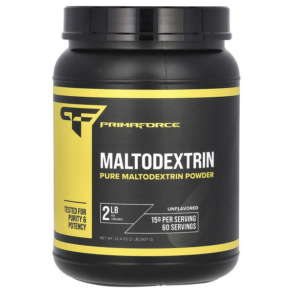 Maltodextrin, Unflavored, 2 lb (907 g) Primaforce
