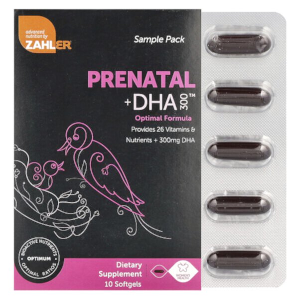 Prenatal + DHA 300, 10 Softgels Zahler