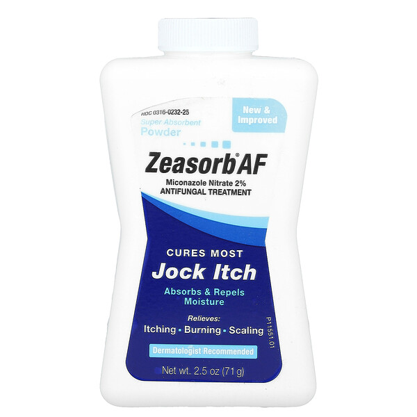 Zeasorb AF, Antifungal Treatment, 2.5 oz (Унции) (71 g) Zeasorb