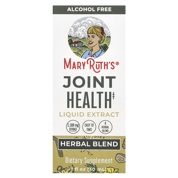 Joint Health, Liquid Extract, Alcohol Free, 1,180 mg, 1 fl oz (30 ml) MaryRuth's