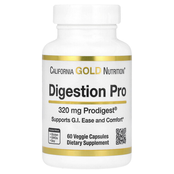 Digestion Pro, with ProDigest®, 320 mg, 60 Veggie Capsules California Gold Nutrition