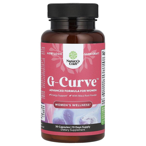 G-Curve™, Advanced Formula For Women, 30 Capsules Nature's Craft