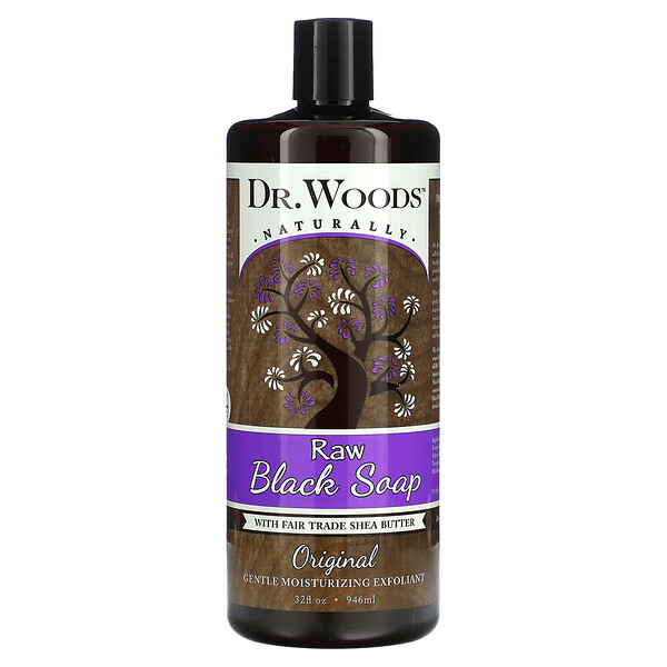 Raw Black Soap, Original, 32 fl oz (946 ml) Dr. Woods