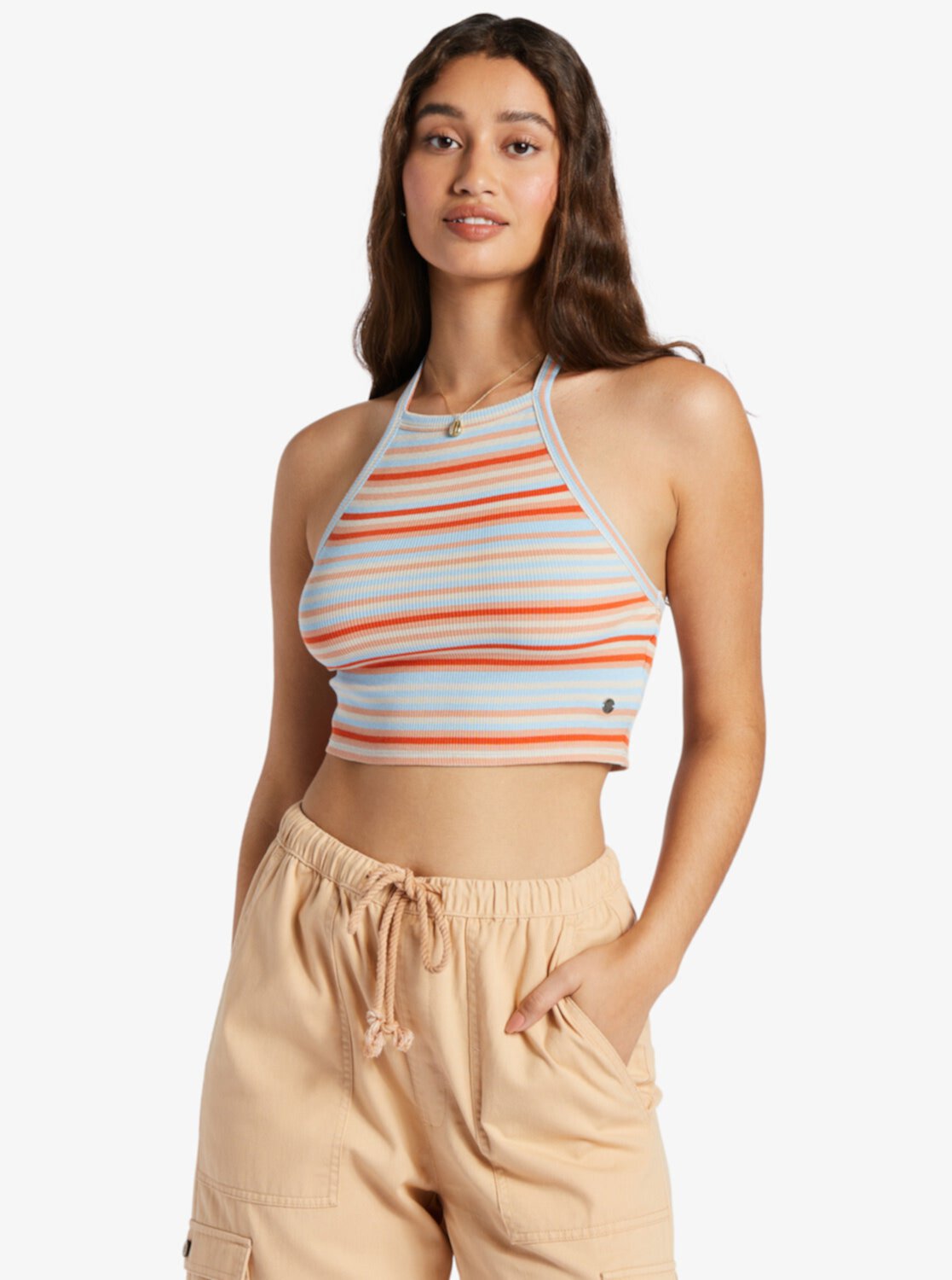 Женская Укороченная футболка Roxy Beach Cruiser Crop Top Roxy