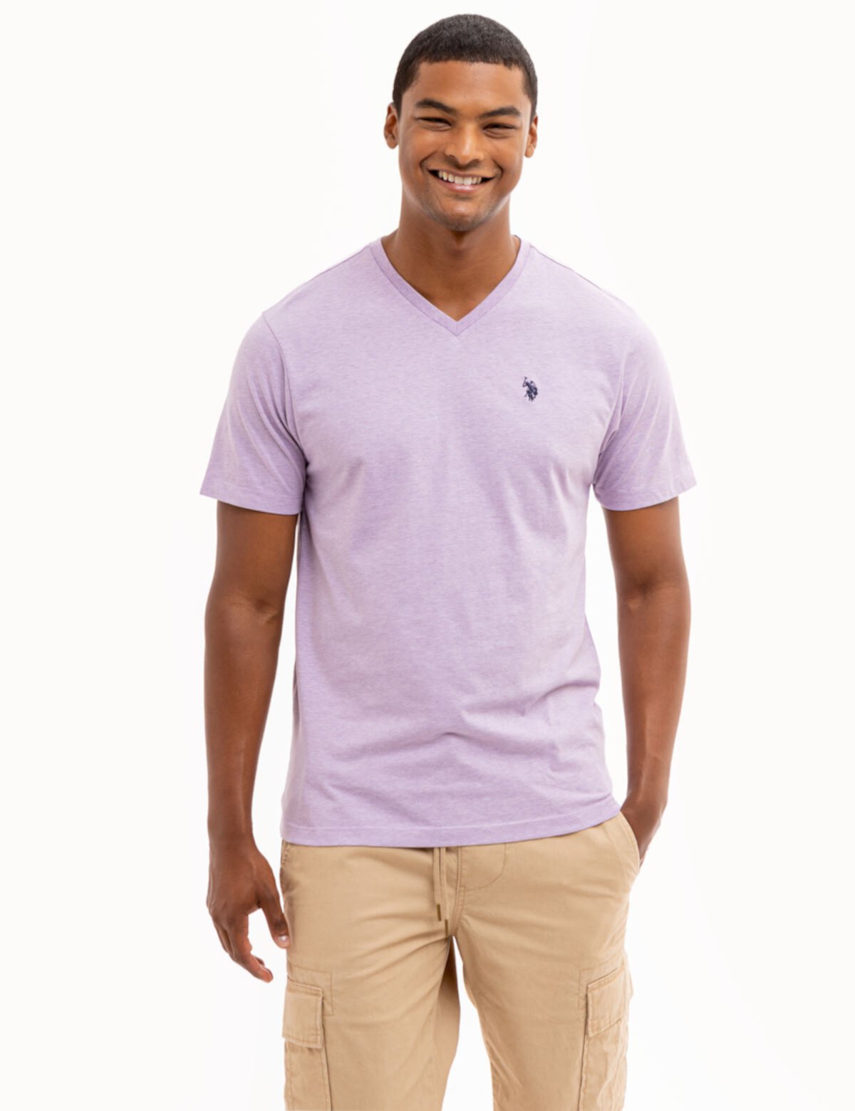 Мужская Футболка U.S. POLO ASSN. Solid V-Neck U.S. POLO ASSN.