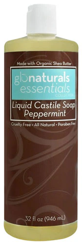 Essentials Collection Liquid Castile Soap Peppermint -- 32 fl oz Vitacost