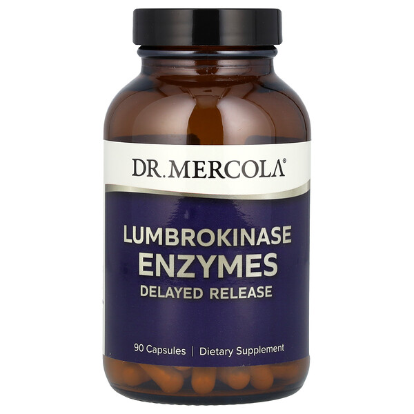 Lumbrokinase Enzymes, 90 Capsules Dr. Mercola