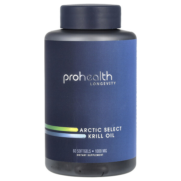 Arctic Select, Krill Oil, 1,000 mg, 60 Softgels ProHealth Longevity