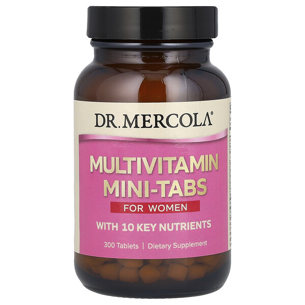 Multivitamin Mini-Tabs, For Women, 300 Tablets Dr. Mercola