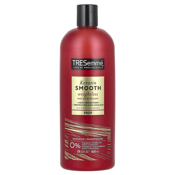 Keratin Smooth Weightless Shampoo, 28 fl oz (828 ml) Tresemme