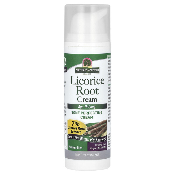 Licorice Root Cream, 1.7 fl oz (50 ml) Nature's Answer