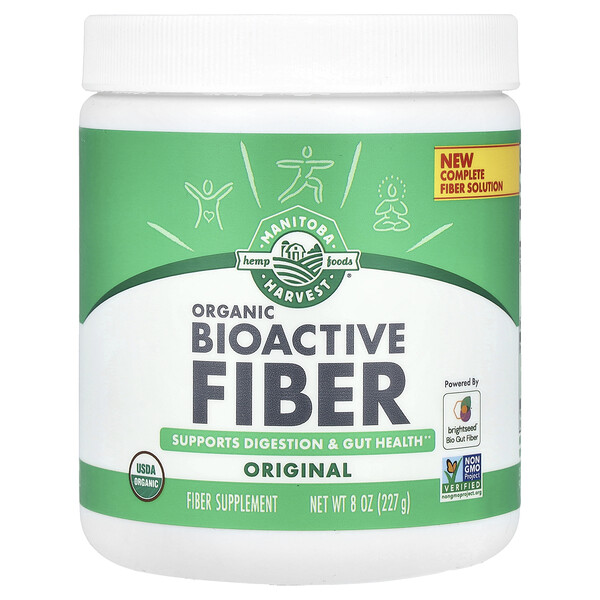 Organic Bioactive Fiber, Original, 8 oz (227 g) Manitoba Harvest