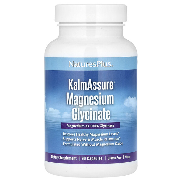 KalmAssure, Magnesium Glycinate, 90 Capsules NaturesPlus