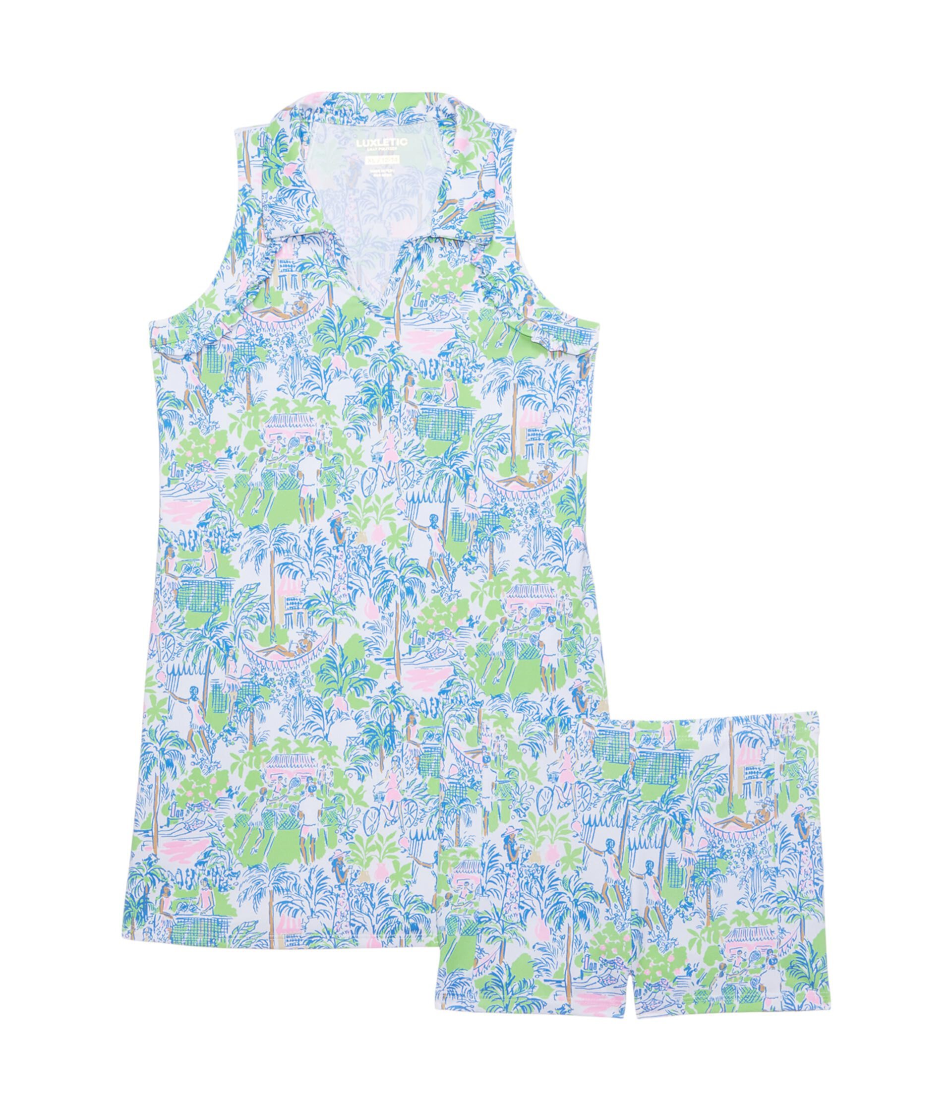 Сарафан Lilly Pulitzer Для девочек Mini Martina Polo Dress Lilly Pulitzer Kids