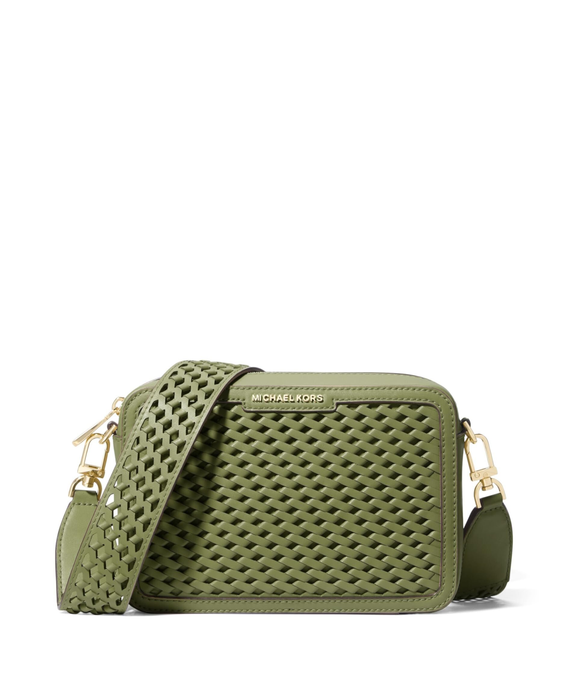 Сумка кросс-боди MICHAEL Michael Kors Jet Set Medium Camera Bag Woven Strap MICHAEL Michael Kors