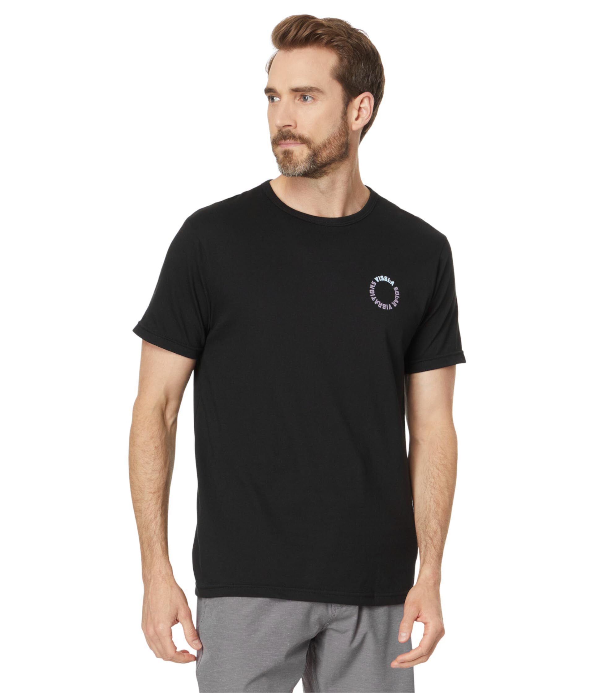 Мужская Футболка VISSLA Solar Spirals Organic Short Sleeve Tee VISSLA