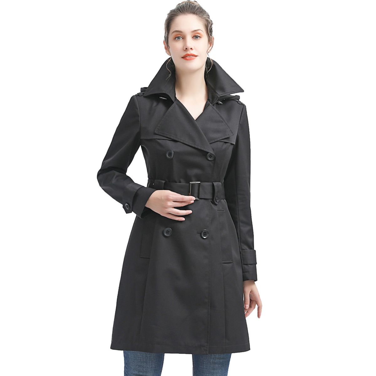 Women's Bgsd Emma Waterproof Hooded Trench Coat BGSD