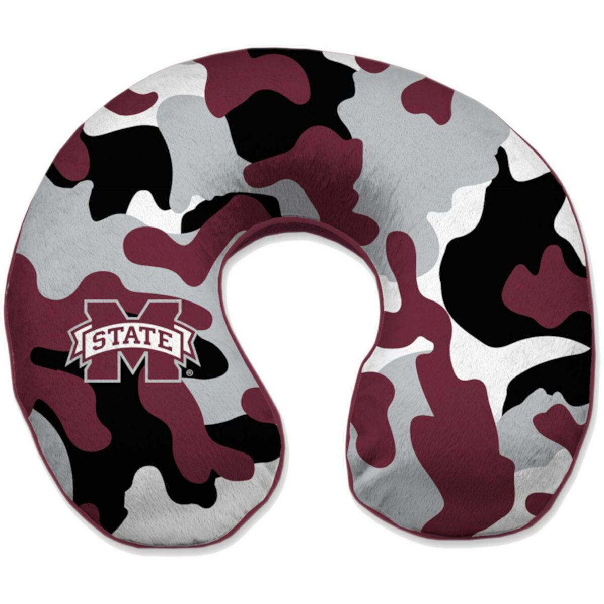 Mississippi State Bulldogs Camo Memory Foam Travel Pillow Unbranded