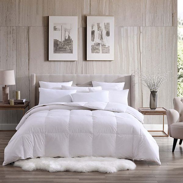 Serta® HeiQ Cooling White Feather And Down All Season Comforter Serta