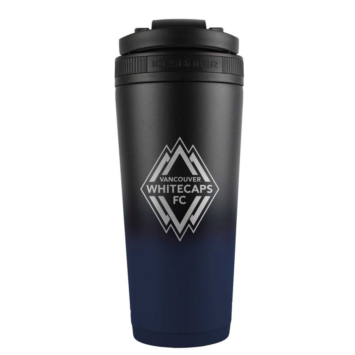 WinCraft Vancouver Whitecaps FC 26oz. Ombre Stainless Steel Ice Shaker Blender Bottle Wincraft